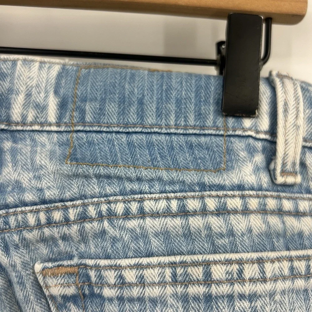 Vintage 90s Levi's 550 Jeans W31 USA Herringbone Acid Wash Striped Denim